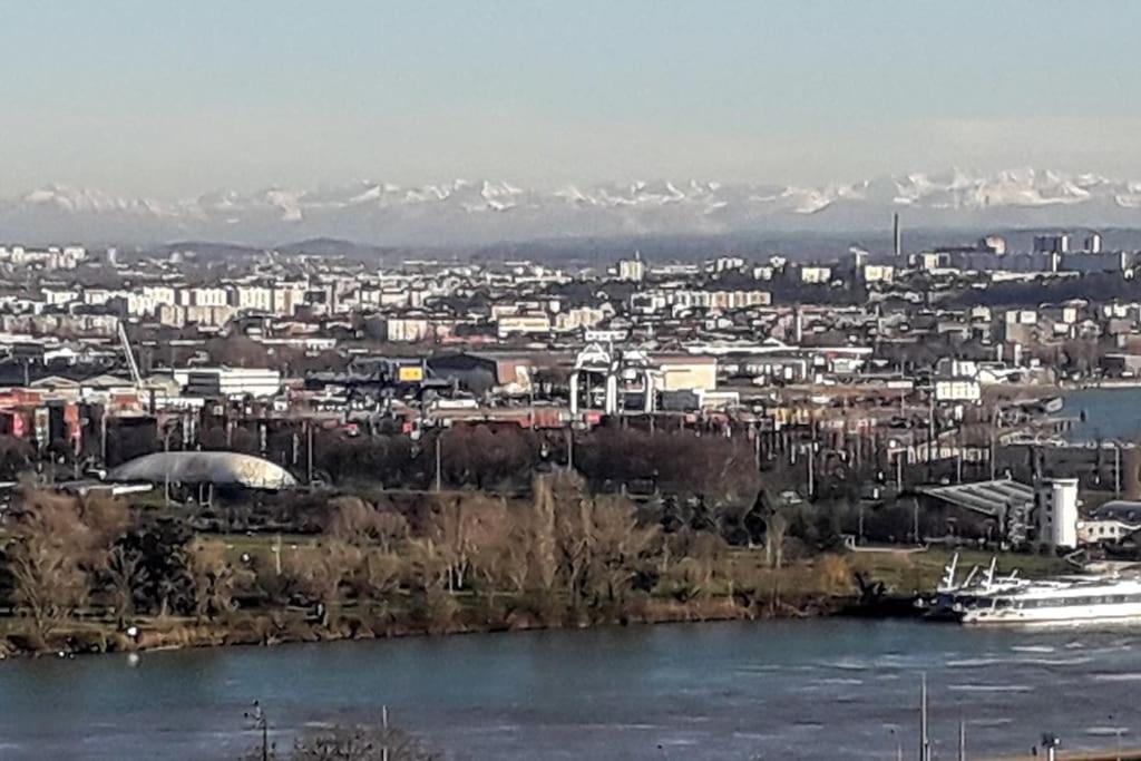 T4/5 Avec Vue Sur Les Alpes A 5 Minutes De Lyon Lejlighed La Mulatiere Eksteriør billede